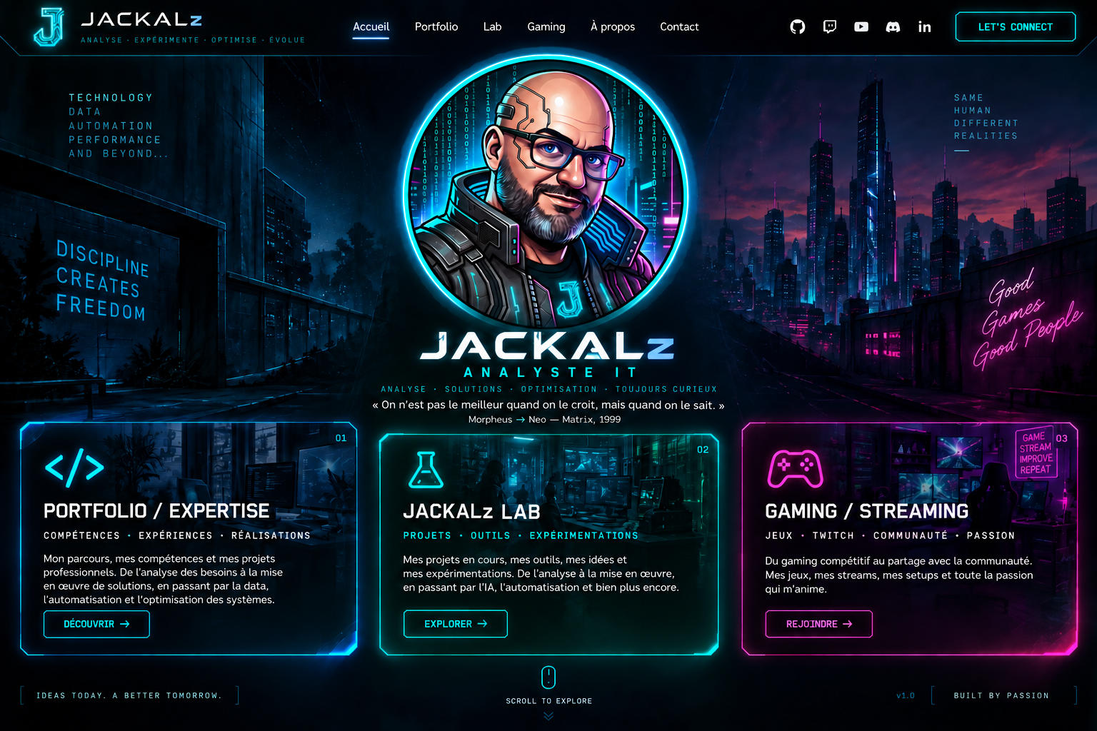JACKALz — Accueil